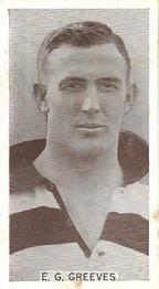 1933 Wills's Victorian Footballers (Small) #61 Edward Greeves Front